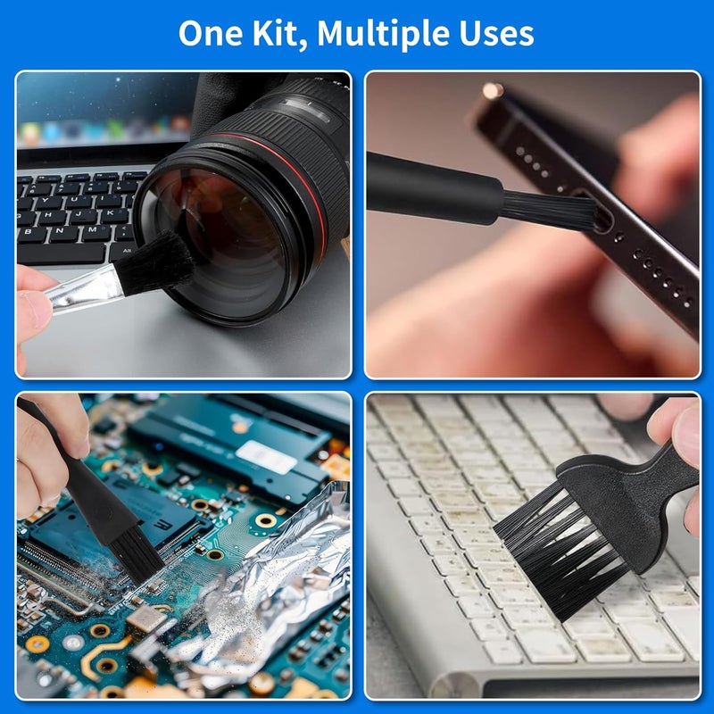 Oxfraki 6PCS Keyboard Cleaning Kit with Keycap Puller & Switch Puller, Mini Anti-Static Dust Brush for Computer Motherboard Camera Small Space, Stainless Steel Key Remover for Mechanical Keyboard - Image 4